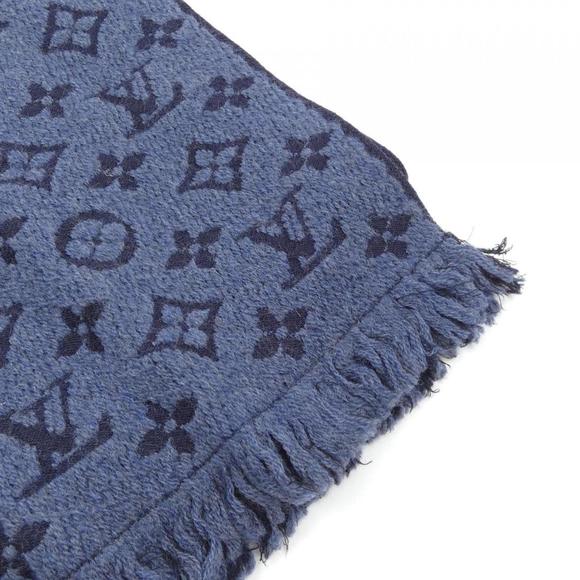 LOUIS VUITTON Navy Scarf - Picture 2 of 4